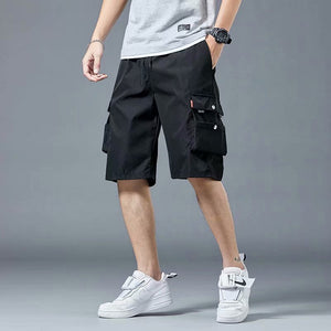 Korean Style Loose Multi-pocket Cargo Pants