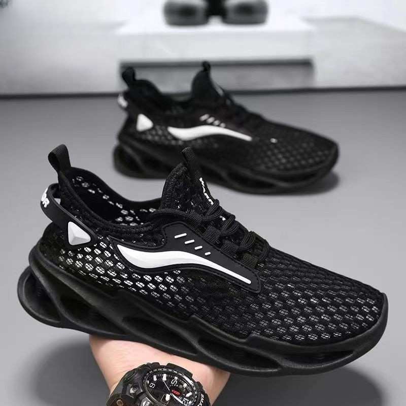 Men's Fashion Lace-up Mesh Sneakers