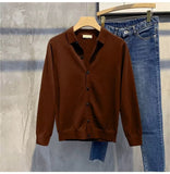 Knitwear Men's Sweater Coat Thin